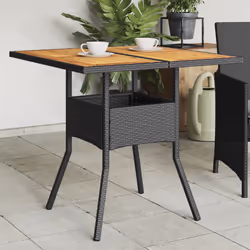VidaXL 365519 outdoor table Black