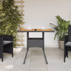 VidaXL 365519 outdoor table Black
