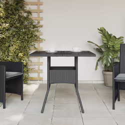 VidaXL 365521 outdoor table Black
