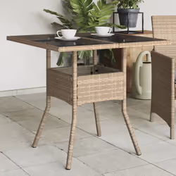 VidaXL 365523 outdoor table Beige