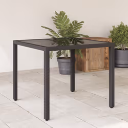 VidaXL 365525 outdoor table Black