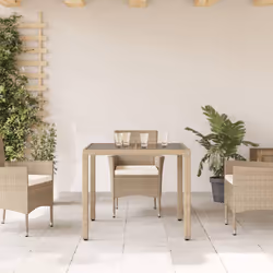 VidaXL 365527 outdoor table Beige