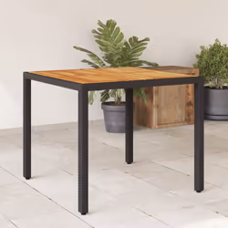 VidaXL 365529 outdoor table Black