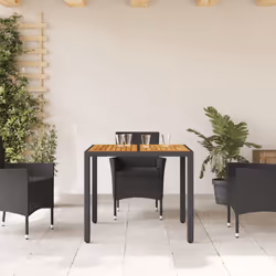 VidaXL 365529 outdoor table Black