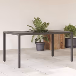 VidaXL 365531 outdoor table Black