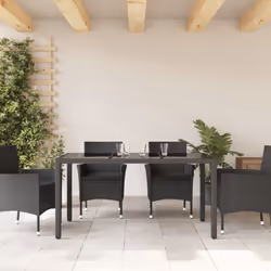 VidaXL 365531 outdoor table Black