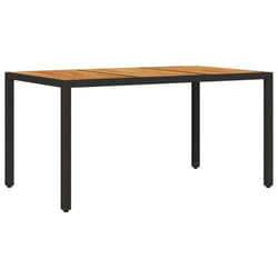VidaXL 365535 outdoor table Black