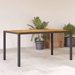 VidaXL 365535 outdoor table Black