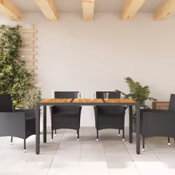 VidaXL 365535 outdoor table Black