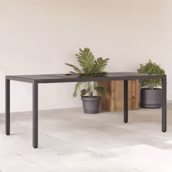VidaXL 365537 outdoor table Black