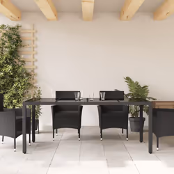 VidaXL 365537 outdoor table Black
