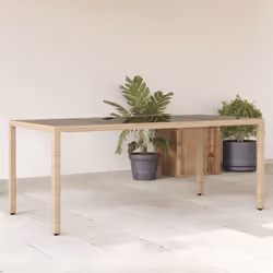 VidaXL 365539 outdoor table Beige