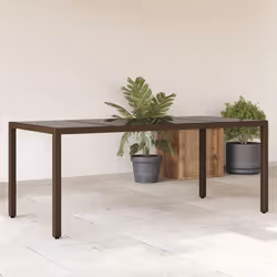 VidaXL 365540 outdoor table Brown