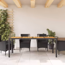 VidaXL 365541 outdoor table Black
