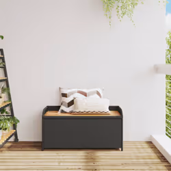 VidaXL 365949 outdoor bench Rattan, Steel, Acacia wood