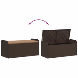 VidaXL 365729 outdoor bench Rattan, Steel - Additional view 7