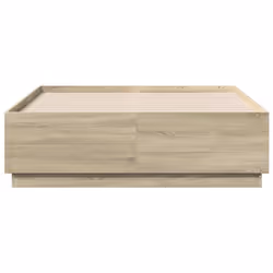 vidaXL Bed Frame with LED Lights Bed Sonoma Oak 140x190 cm Engineered Wood - Additional view 5