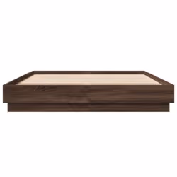 vidaXL Bed Frame Home Bed Base Bedstead Brown Oak 120x200 cm Engineered Wood