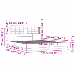 VidaXL 3209891 bed frame - Additional view 8