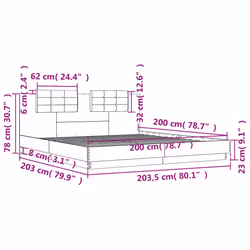 VidaXL 3209893 bed frame - Additional view 8