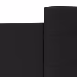 vidaXL Bed Frame with Headboard Black 75x190 cm Small Single Engineered Wood - Additional view 6