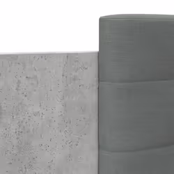 vidaXL Bed Frame with Headboard and LED Lights Bed Concrete Grey 160x200 cm - Additional view 8