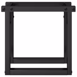 vidaXL Coffee Table Legs O-Frame Desk Legs DIY Metal Furniture Legs Steel