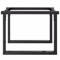 vidaXL Coffee Table Legs O-Frame Desk Legs Metal Furniture Legs Cast Iron - Additional view 4