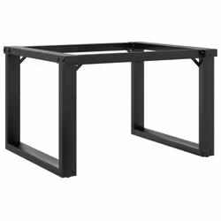 vidaXL Coffee Table Legs O-Frame Desk Legs Metal Furniture Legs Cast Iron