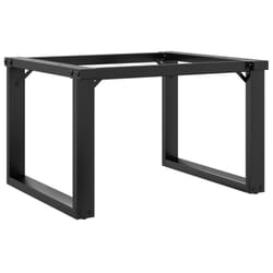 vidaXL Coffee Table Legs O-Frame Desk Legs Metal Furniture Legs Cast Iron