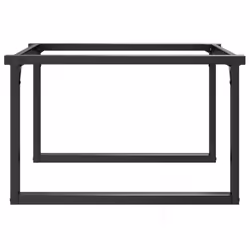 vidaXL Coffee Table Legs O-Frame Desk Legs Metal Furniture Legs Cast Iron - Additional view 4