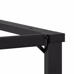 vidaXL Coffee Table Legs O-Frame Desk Legs Metal Furniture Legs Cast Iron - Additional view 6