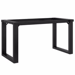 vidaXL Coffee Table Legs O-Frame Desk Legs DIY Metal Furniture Legs Steel - Additional view 5