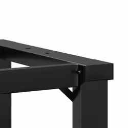 vidaXL Coffee Table Legs O-Frame Desk Legs Metal Furniture Legs Cast Iron - Additional view 6