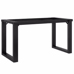 vidaXL Coffee Table Legs O-Frame Desk Legs Metal Furniture Legs Cast Iron