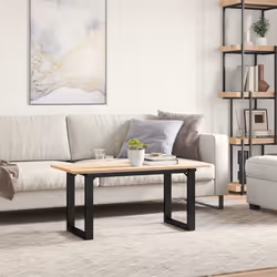 vidaXL Coffee Table Legs O-Frame Desk Legs Metal Furniture Legs Cast Iron