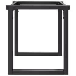 vidaXL Coffee Table Legs O-Frame Desk Legs Metal Furniture Legs Cast Iron - Additional view 4