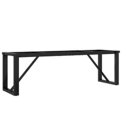 vidaXL Coffee Table Legs O-Frame Desk Legs DIY Metal Furniture Legs Steel
