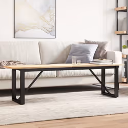 vidaXL Coffee Table Legs O-Frame Desk Legs DIY Metal Furniture Legs Steel