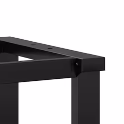 vidaXL Coffee Table Legs O-Frame Desk Legs DIY Metal Furniture Legs Steel - Additional view 6