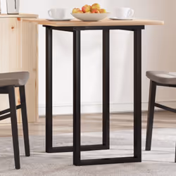 vidaXL Dining Table Legs O-Frame Desk Legs Metal Furniture Legs Cast Iron