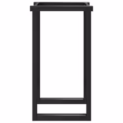 vidaXL Dining Table Legs O-Frame Desk Legs Metal Furniture Legs Cast Iron - Additional view 4