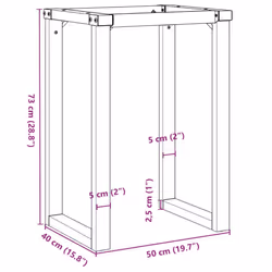 vidaXL Dining Table Legs O-Frame Desk Legs Metal Furniture Legs Cast Iron - Additional view 8