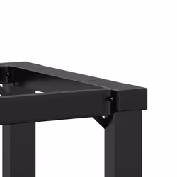 vidaXL Dining Table Legs O-Frame Desk Legs DIY Metal Furniture Legs Steel - Additional view 6