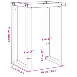 vidaXL Dining Table Legs O-Frame Desk Legs DIY Metal Furniture Legs Steel - Additional view 8
