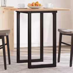 vidaXL Dining Table Legs O-Frame Desk Legs Metal Furniture Legs Cast Iron