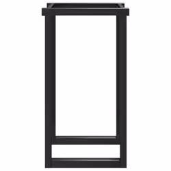 vidaXL Dining Table Legs O-Frame Desk Legs Metal Furniture Legs Cast Iron - Additional view 4