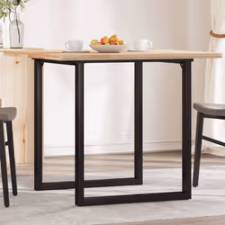 vidaXL Dining Table Legs O-Frame Desk Legs Metal Furniture Legs Cast Iron