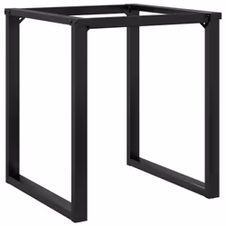 vidaXL Dining Table Legs O-Frame Desk Legs Metal Furniture Legs Cast Iron - Additional view 5