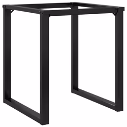 vidaXL Dining Table Legs O-Frame Desk Legs Metal Furniture Legs Cast Iron - Additional view 5